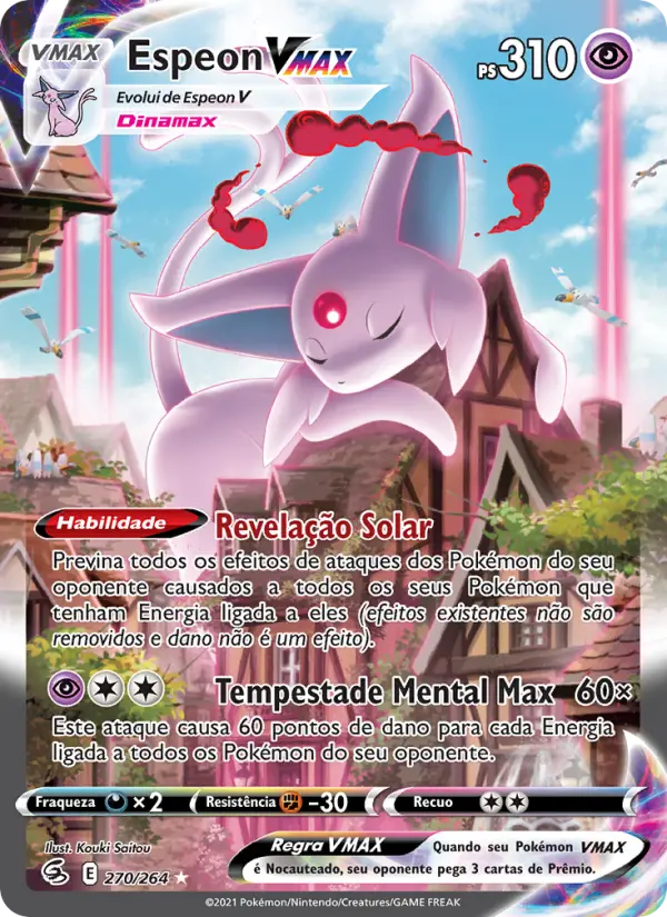 Espeon VMAX #270 — Golpe Fusão