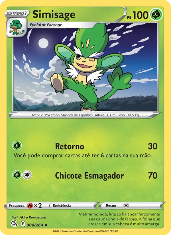 Simisage #008 — Golpe Fusão (Reverse Holo)