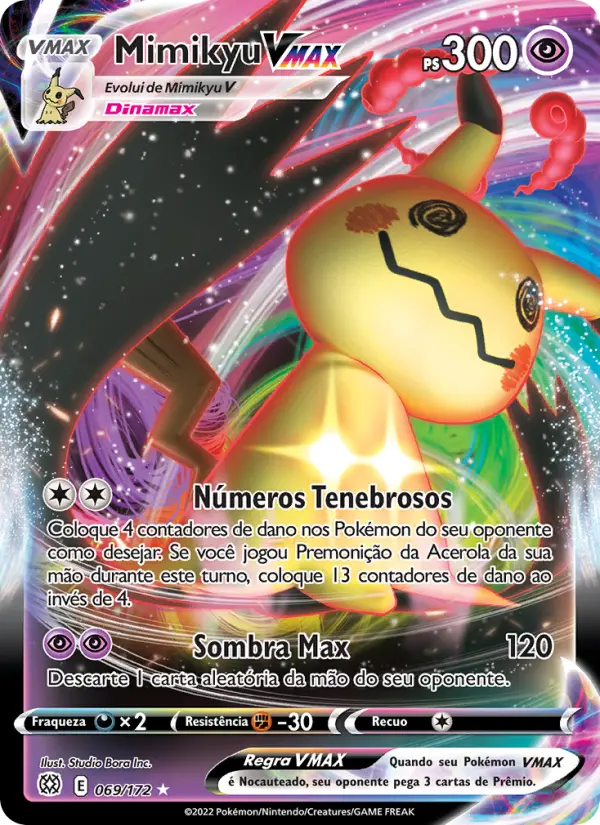 Mimikyu VMAX #069 — Astros Cintilantes