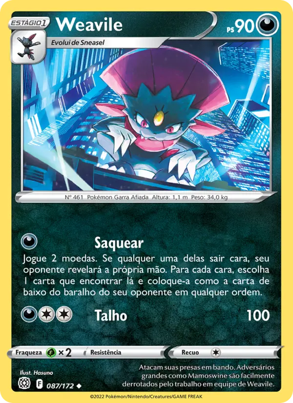Weavile #087