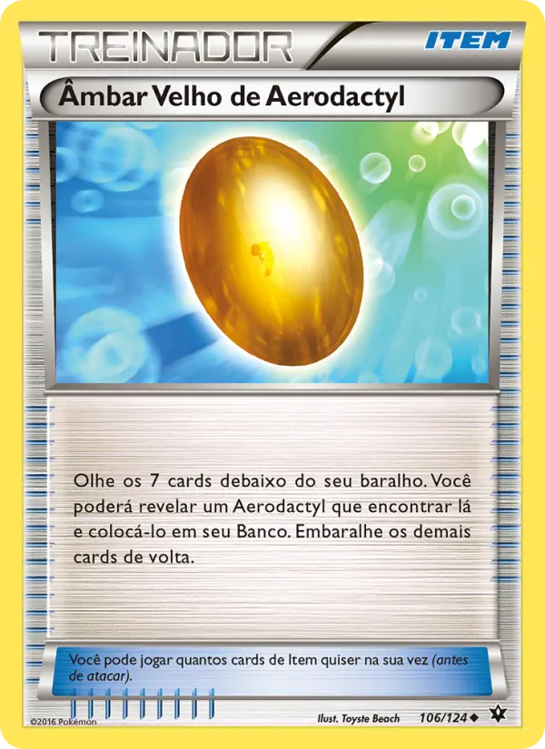 Âmbar Velho de Aerodactyl #106