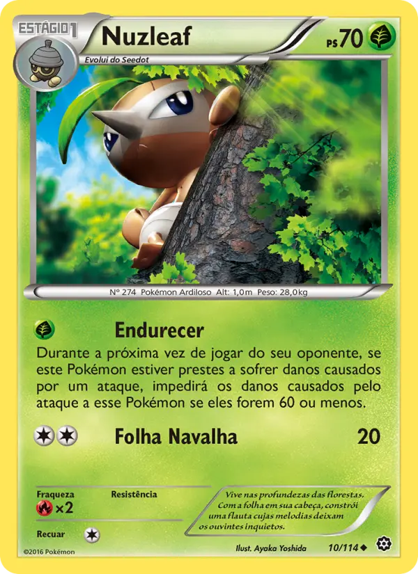 Nuzleaf #10 — Cerco de Vapor (Reverse Holo)