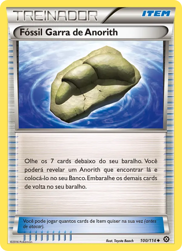 Fóssil Garra de Anorith #100