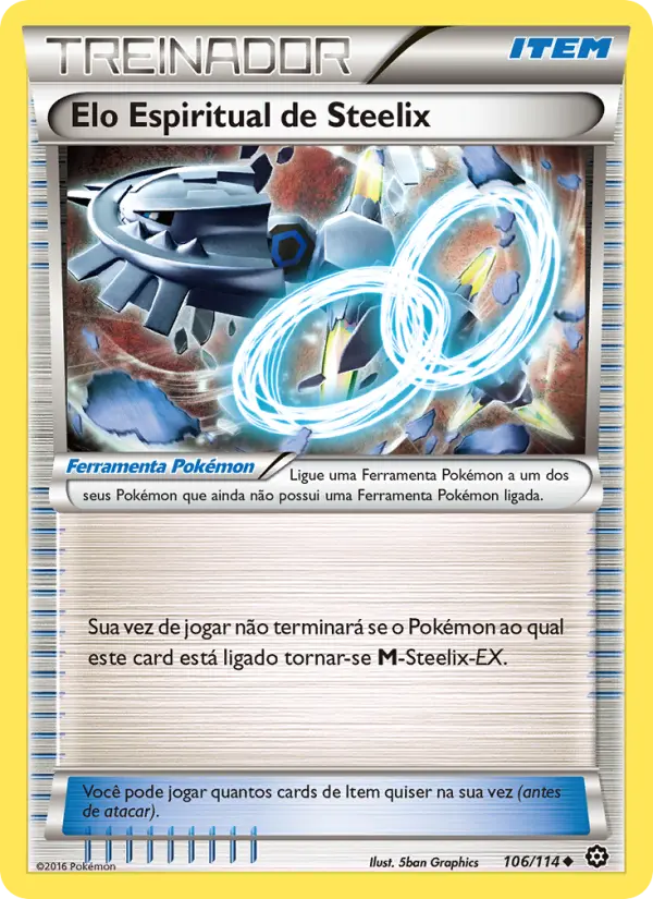 Elo Espiritual de Steelix #106 — Cerco de Vapor (Reverse Holo)