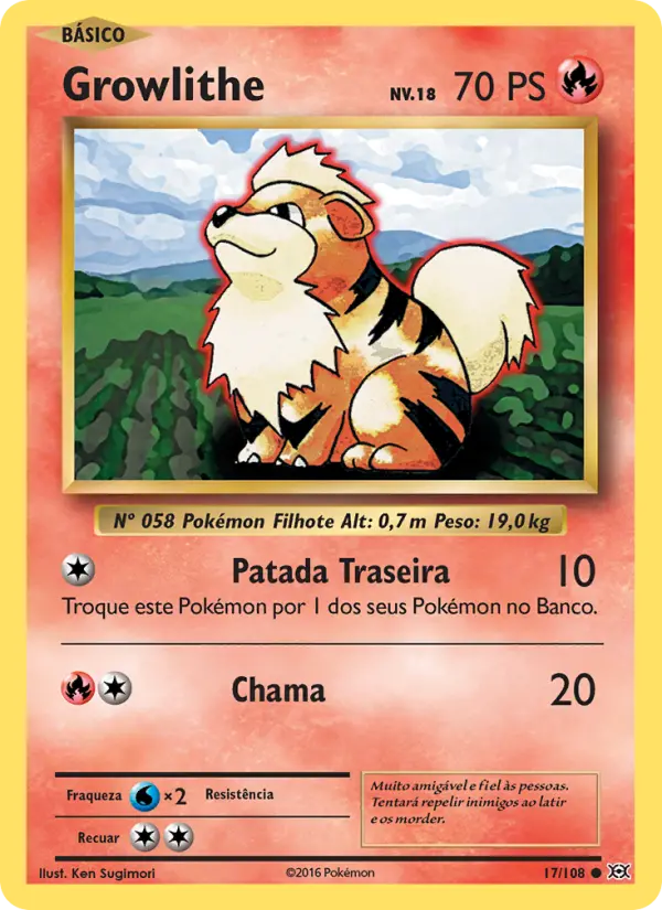 Growlithe #17