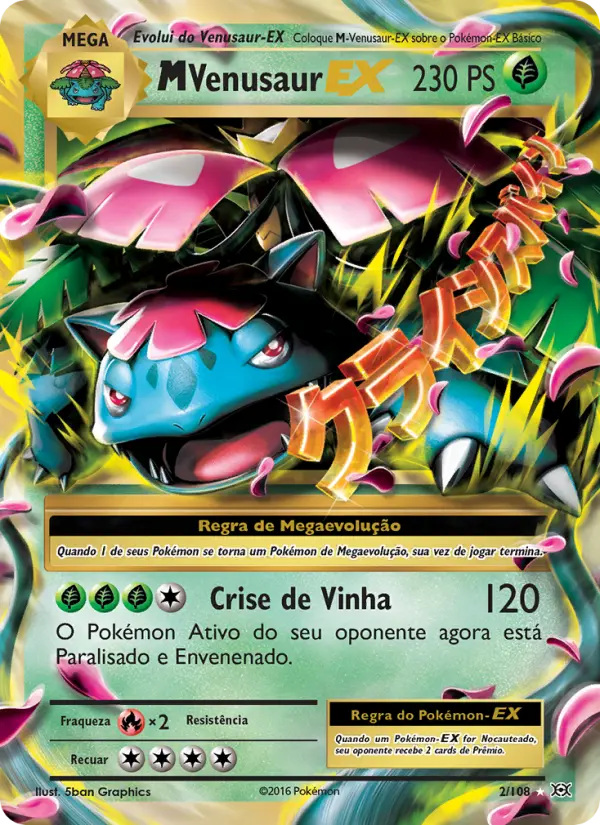 M Venusaur EX #2 — Evoluções