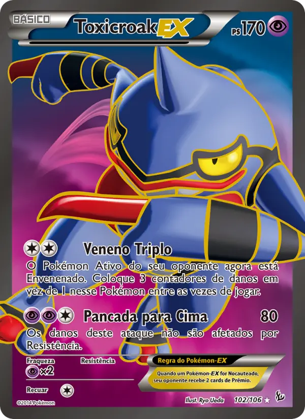 Toxicroak EX #102