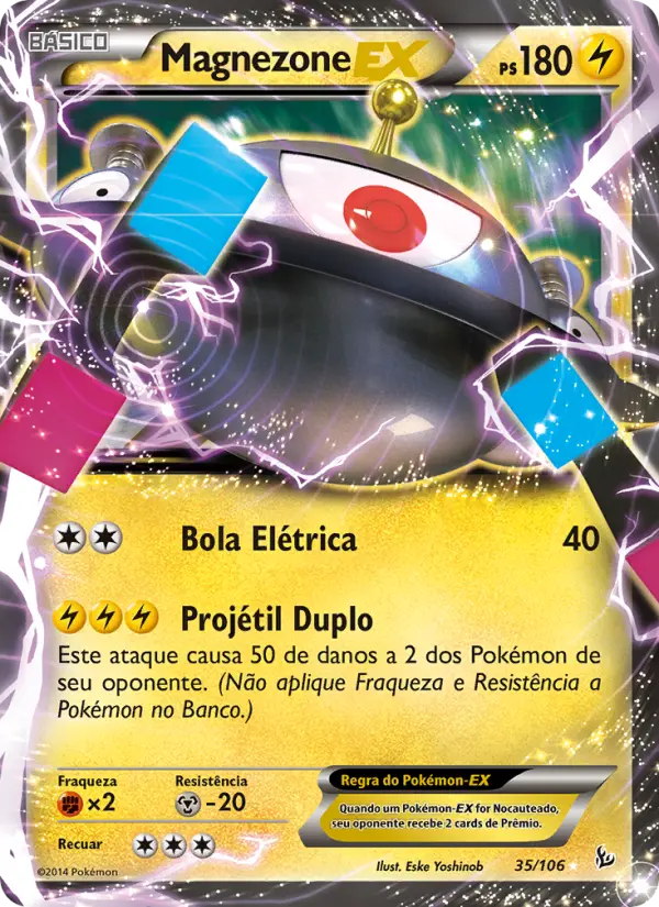 Magnezone EX #35 — Flash de Fogo