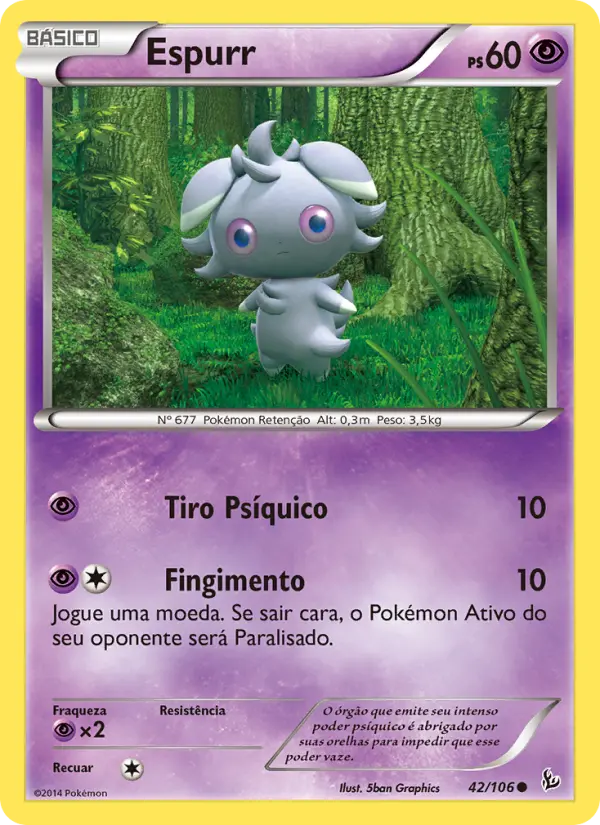 Espurr #42 — Flash de Fogo