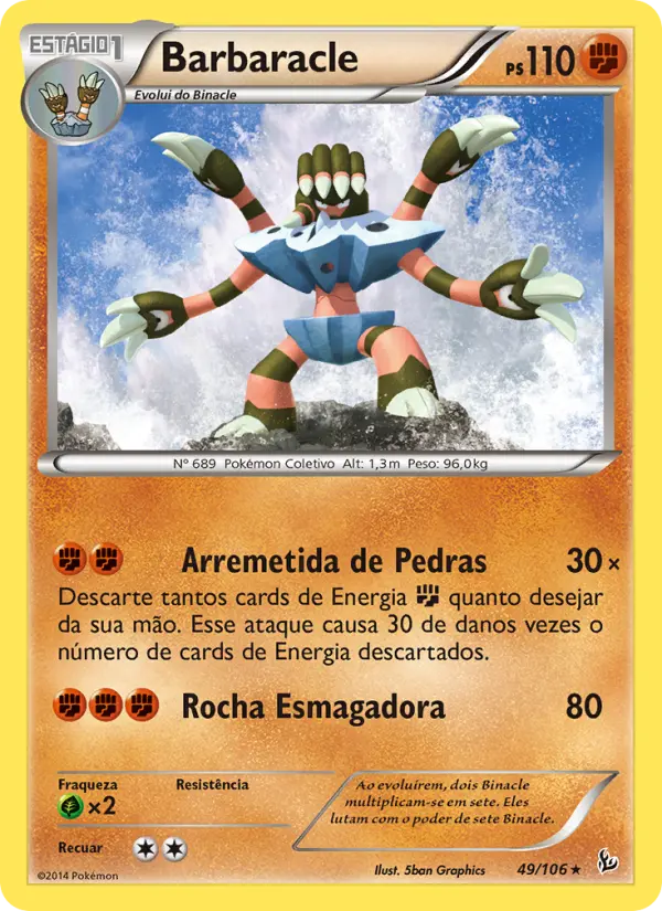 Barbaracle #49 — Flash de Fogo (Reverse Holo)