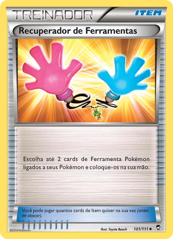 Recuperador de Ferramentas #101 — Punhos Furiosos (Reverse Holo)