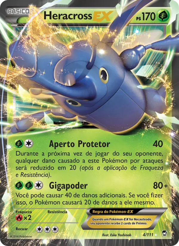 Heracross EX #4 — Punhos Furiosos