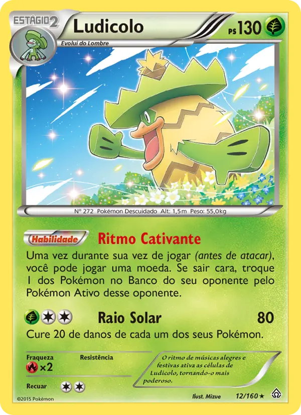 Ludicolo #12 — Conflito Primitivo (Reverse Holo)