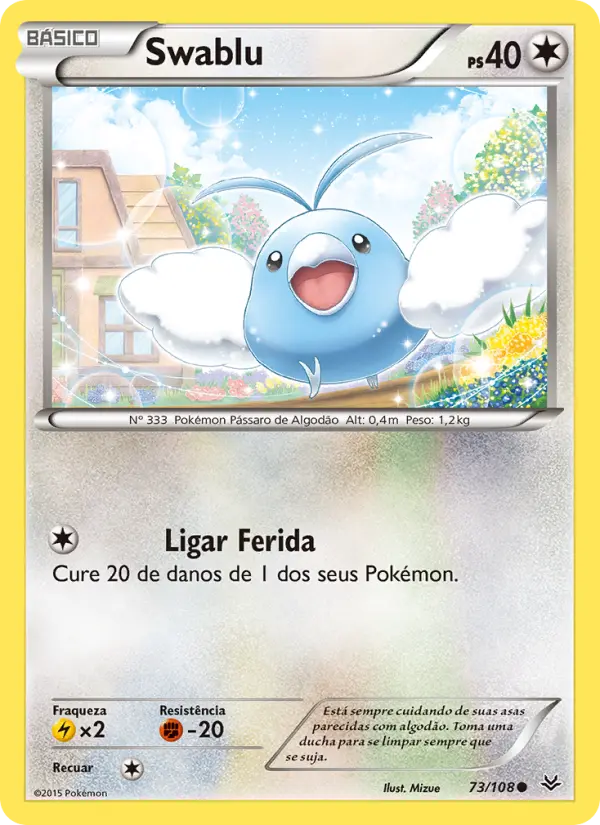 Swablu #73 — Céus Estrondosos (Reverse Holo)