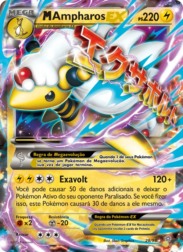 M-Ampharos EX #28
