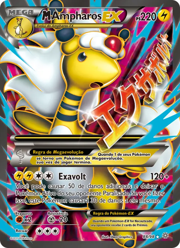 M-Ampharos EX #88 — Origens Ancestrais