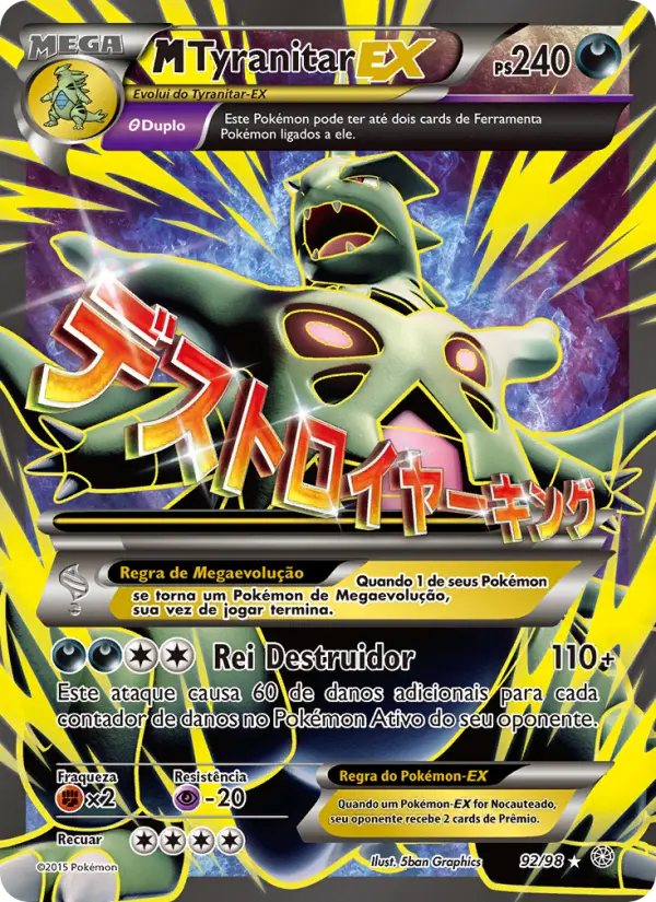 M-Tyranitar EX #92 — Origens Ancestrais