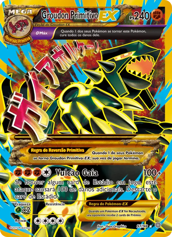 Groudon Primitivo EX #97