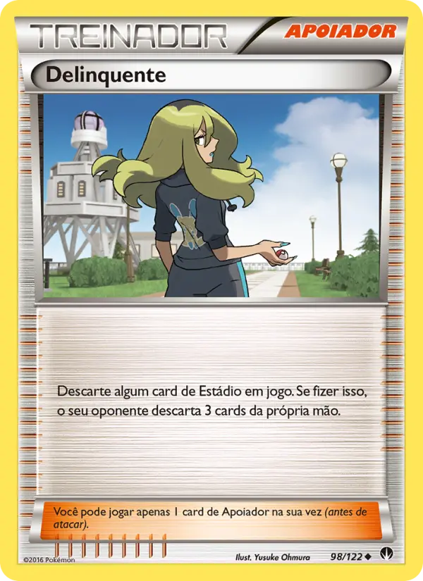 Delinquente #98 — Turbo Colisão (Reverse Holo)