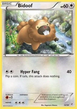 Bidoof (TK7 12B) #null