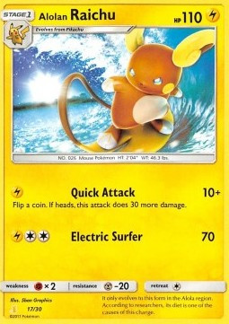 Raichu de Alola #17