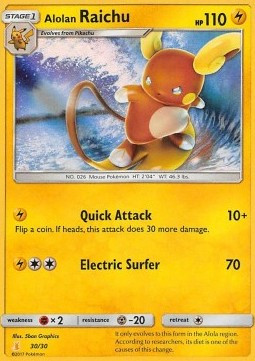 Raichu de Alola #30