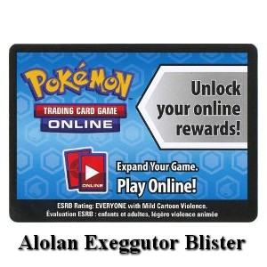 Online Code Card (Alolan Exeggutor Blister) #null — Lost Thunder