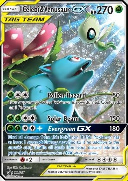 Celebi y Venusaur GX #167