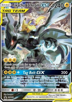 Pikachu y Zekrom GX #168