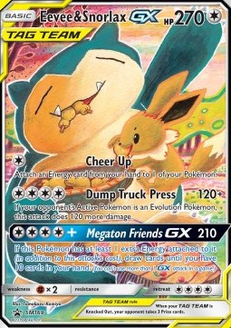 Eevee y Snorlax GX #169