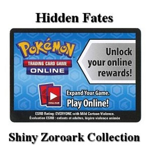 Online Code Card (Hidden Fates: Shiny Zoroark GX Poke Ball Collection) #null