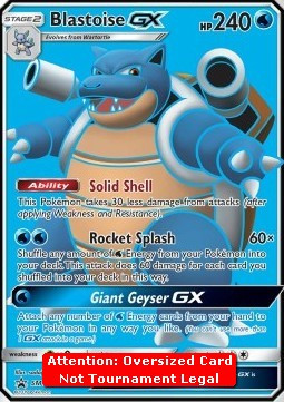 Blastoise GX #189 — SL Promo