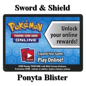 Online Code Card (Galarian Ponyta Blister) #null