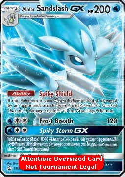 Alolan Sandslash GX #236 — SM Black Star Promos