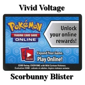 Online Code Card (Scorbunny Blister) #null