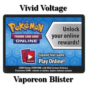 Online Code Card (Vaporeon Blister) #null