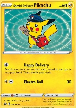 Special Delivery Pikachu #074