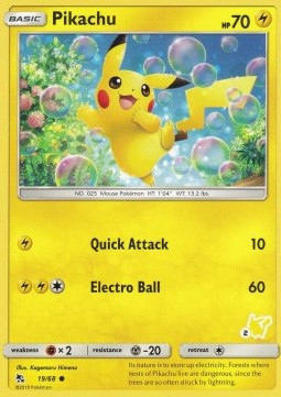 Pikachu #19 — Battle Academy 2020