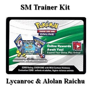 Online Code Card (SM Trainer Kit: Lycanroc & Alolan Raichu) #null