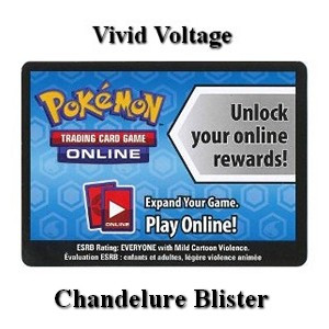 Online Code Card (Chandelure Blister) #null