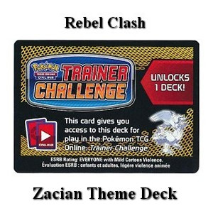 Online Code Card (Rebel Clash: Zacian Theme Deck) #null