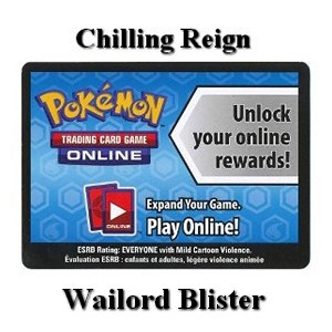 Online Code Card (Wailord Blister) #null