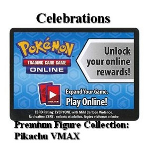 Online Code Card (Celebrations Premium Figure Collection: Pikachu VMAX) #null