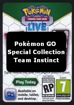 Live Code Card (Special Collection-Team Instinct) #null