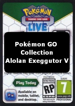 Live Code Card (Collection-Alolan Exeggutor V) #null