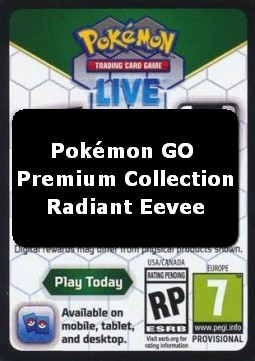 Live Code Card (Premium Collection-Radiant Eevee) #null