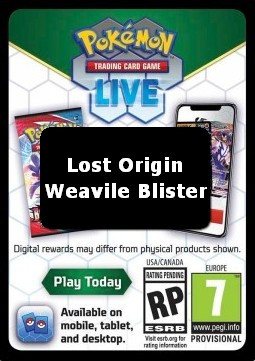 Live Code Card (Weavile Blister) #null
