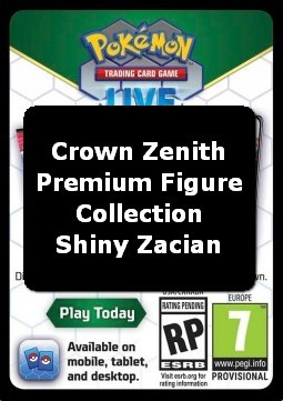 Live Code Card (Shiny Zacian Premium Figure Collection) #null