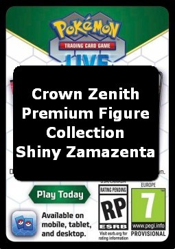Live Code Card (Shiny Zamazenta Premium Figure Collection) #null