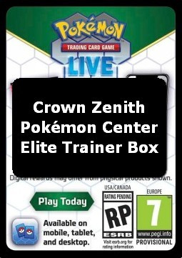 Live Code Card (Pokémon Center Elite Trainer Box) #null